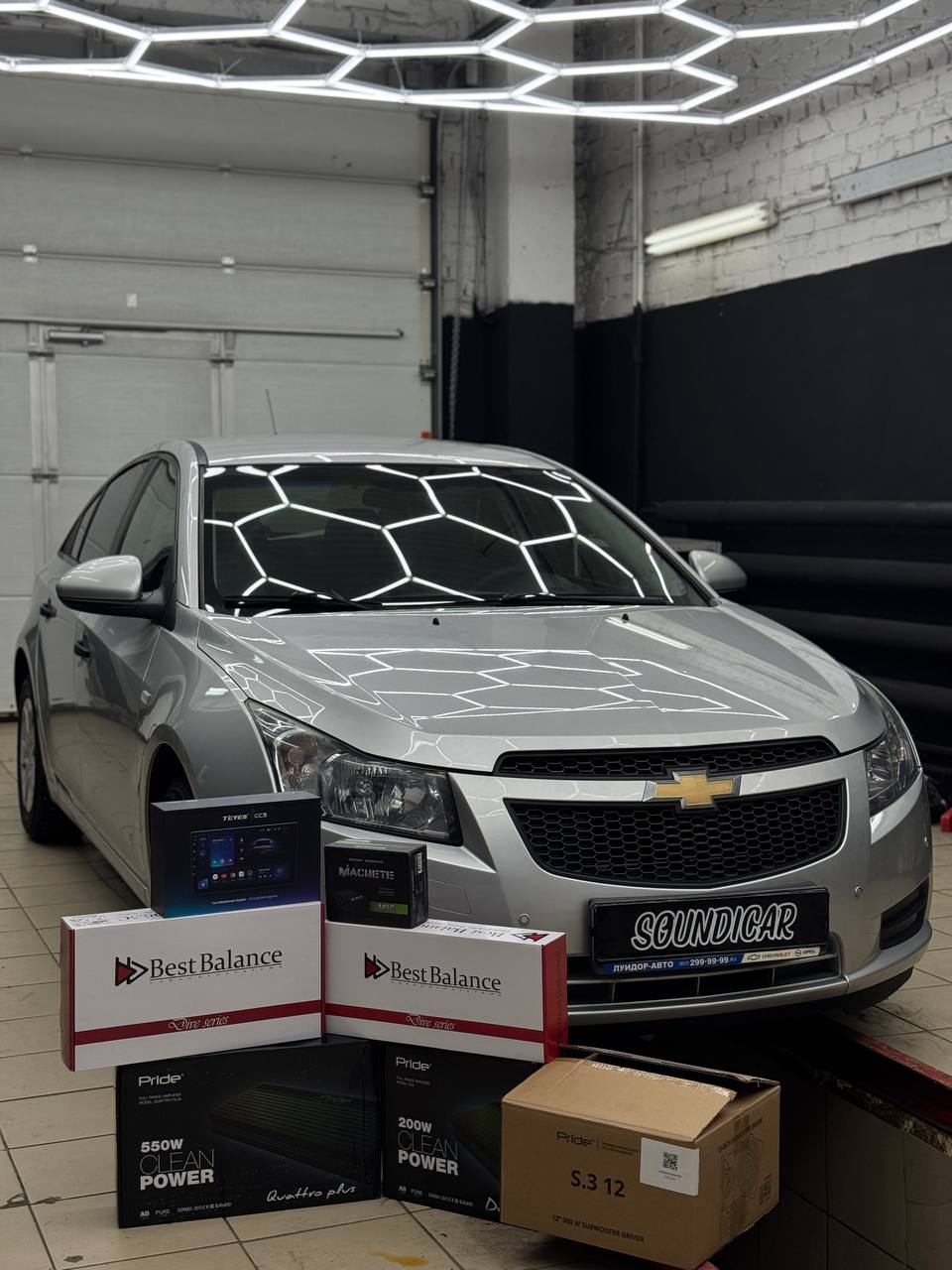 Финальный результат работ в Chevrolet Cruze
